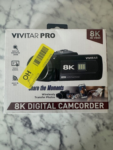 Vivitar PRO 8K Digital Camcorder